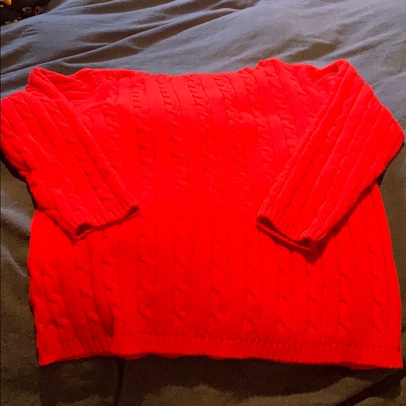 Crossroads red sweater size medium - Picture 4 of 4